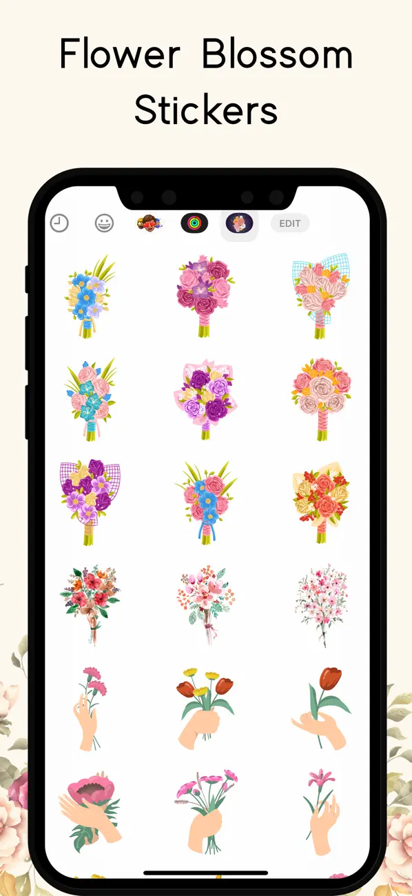 Screenshot #3 pour Flower Blossom Stickers!