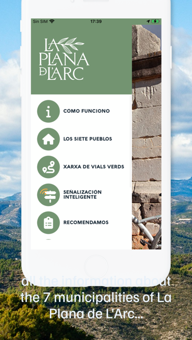 La Plana de L’Arc. iPhone screenshot