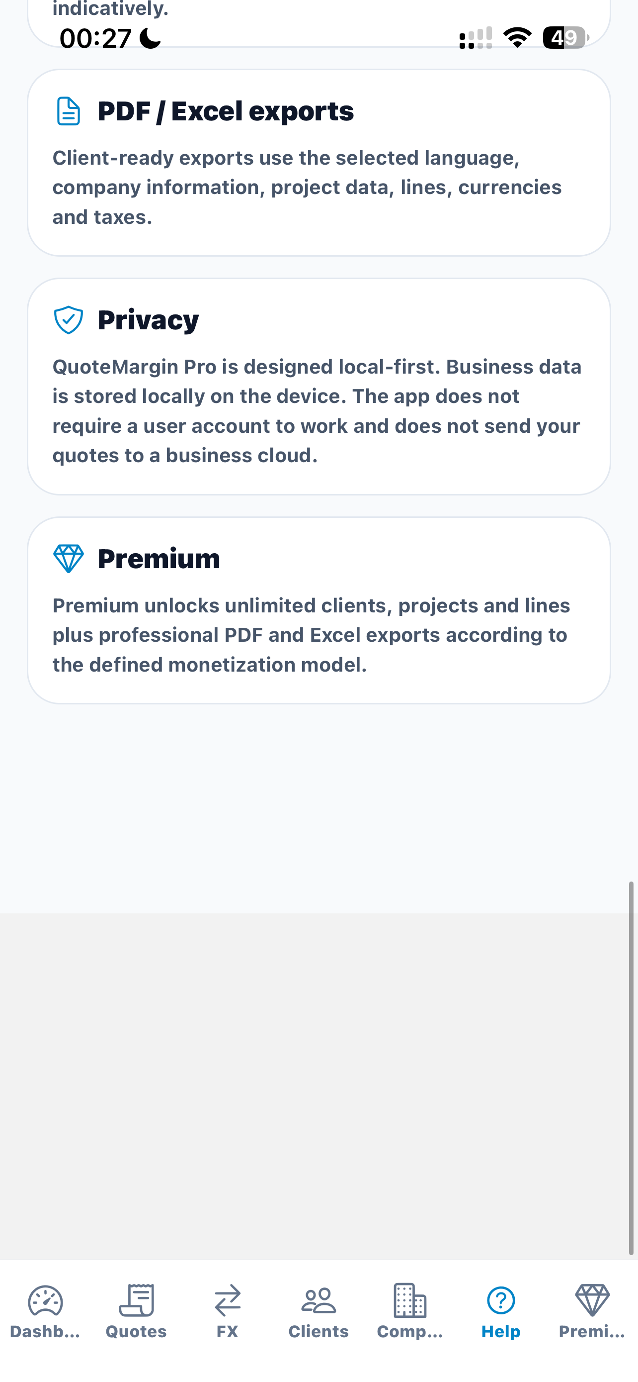 QuoteMargin Pro screenshot 8