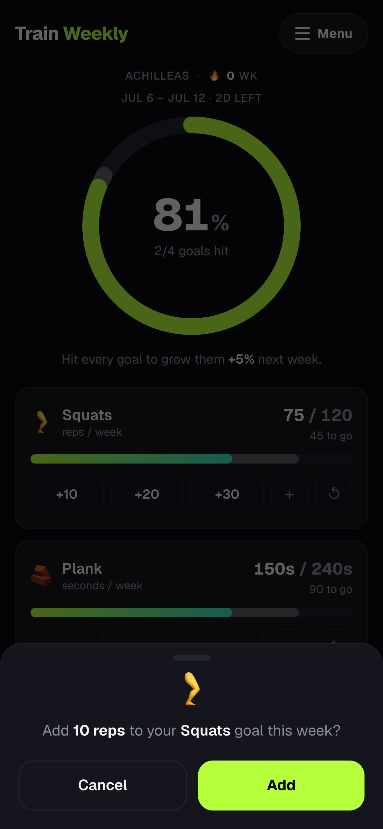 Train Weekly screenshot 4