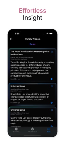 Learning App: Worldly Wisdom Screenshot 6 of 10