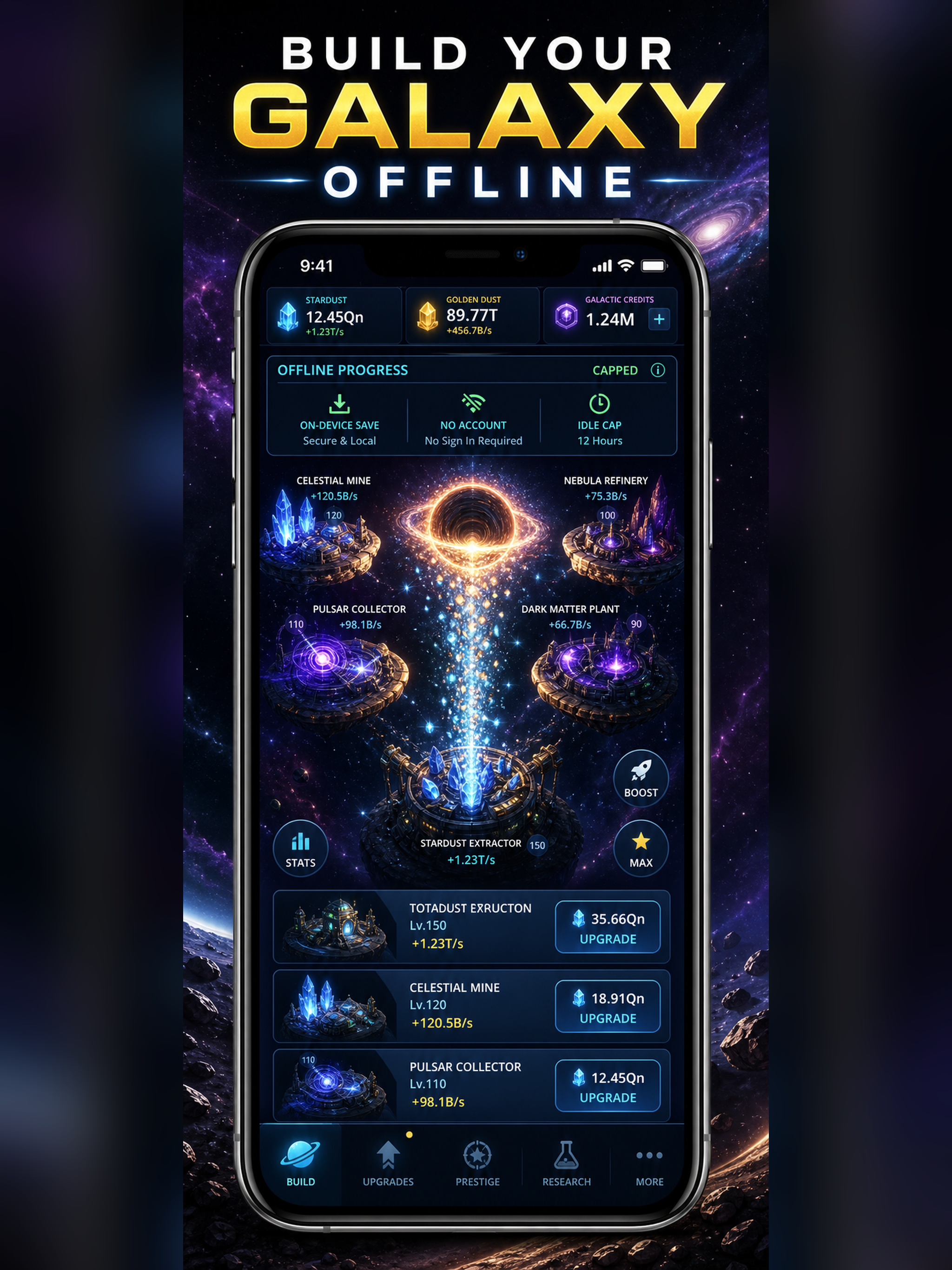 Idle Space Clicker: Tap Game screenshot 20
