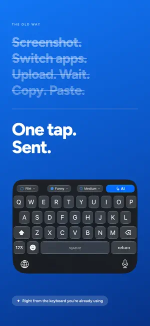 Rizz AI Keyboard — Wingman screenshot 4