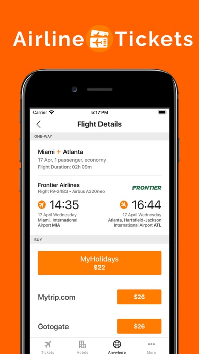 Cheap Flights - cfTickets.com Screenshot