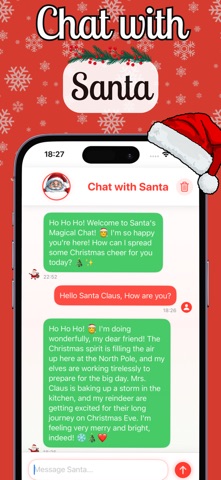 Where is the Santa? iPhone screenshot
