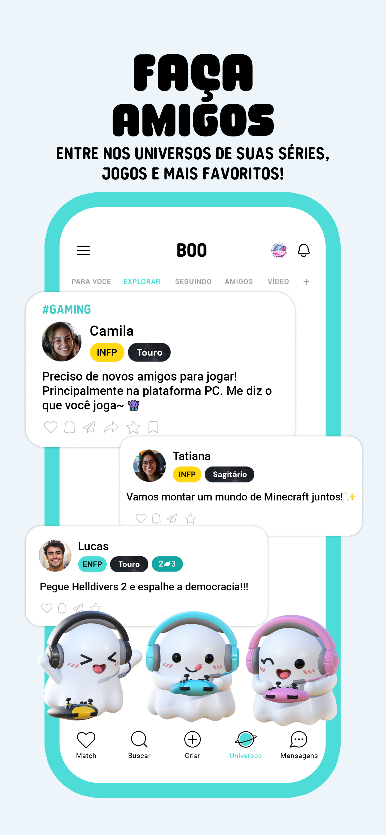 Boo —Namoros.Amigos.Bate-papo.