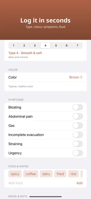 Throne: Gut & Stool Log screenshot 3