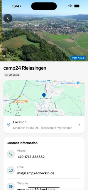 Camp24Checkin: Reservation screenshot 3