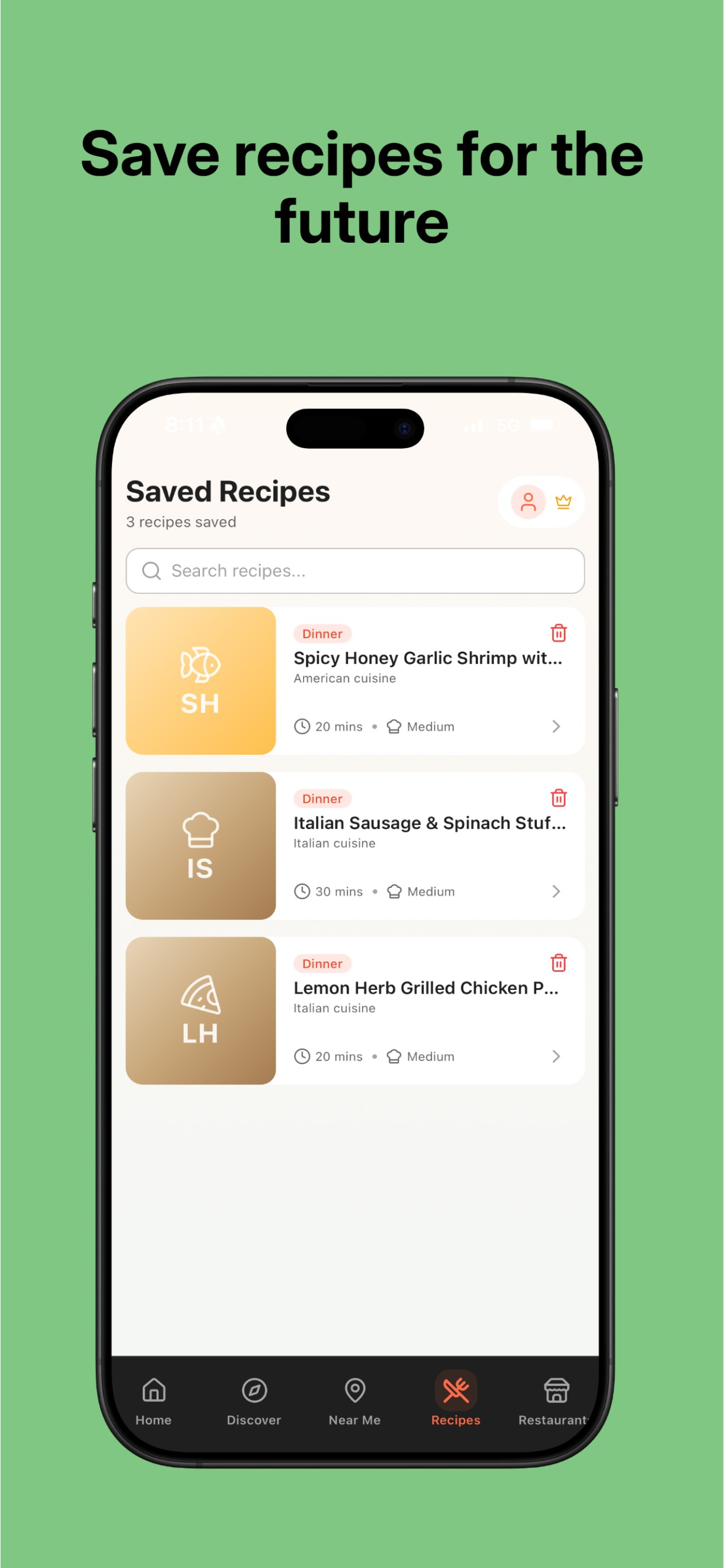 Meal Swipe - Meal Decider screenshot 7