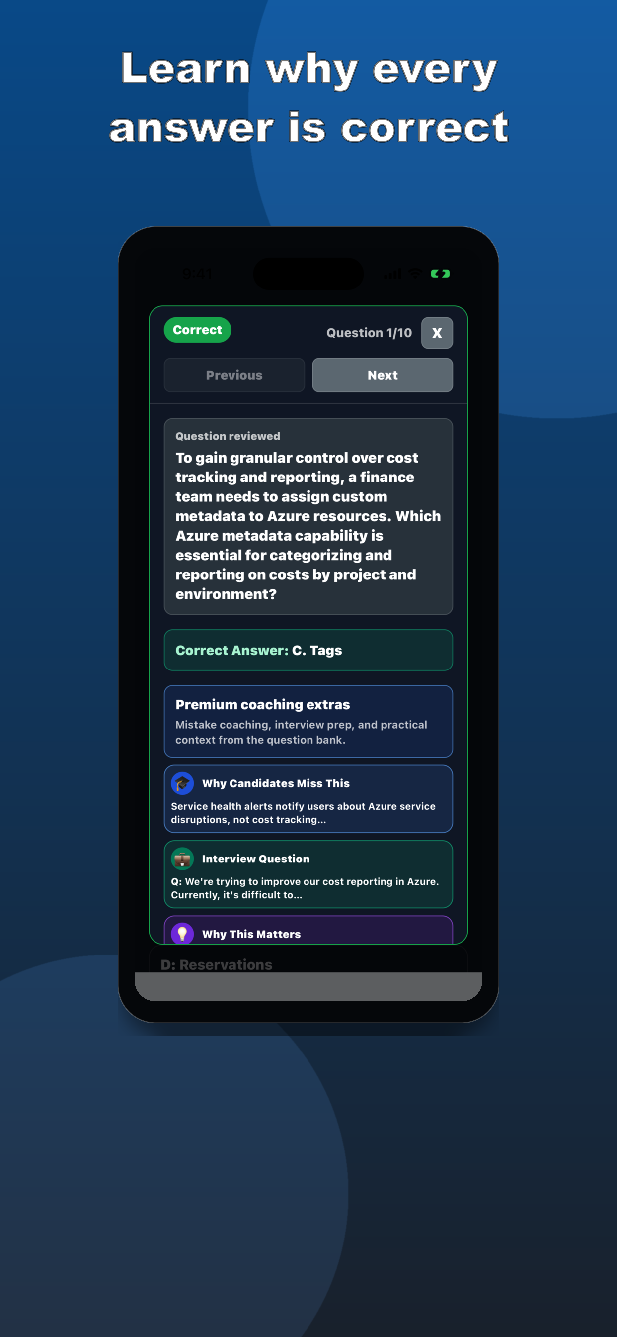 AZ-900 Practice Test screenshot 2