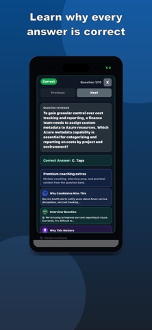 AZ-900 Practice Test Screenshot 2 of 8