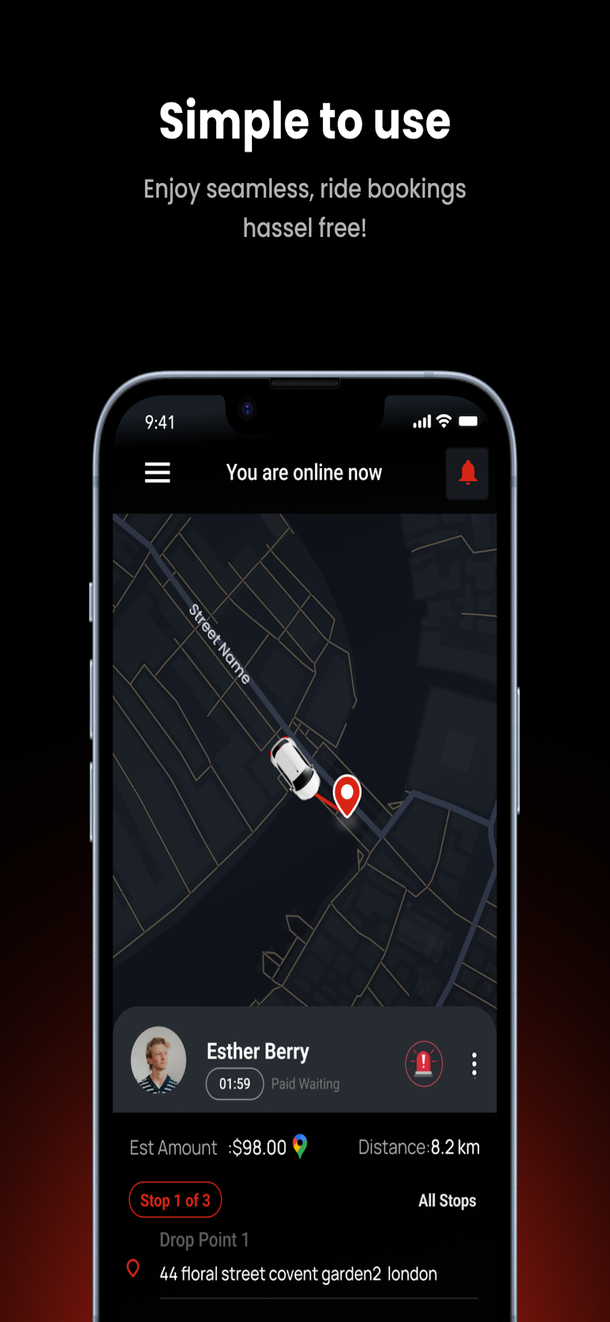 MNK Rides Driver screenshot 4