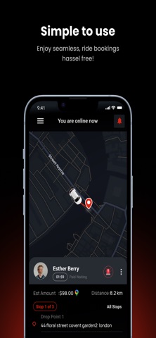 MNK Rides Driver iPhone screenshot