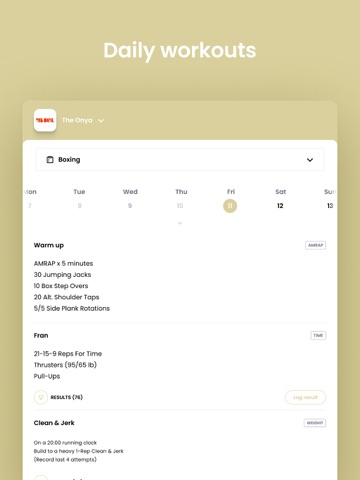 The Onya iPad screenshot