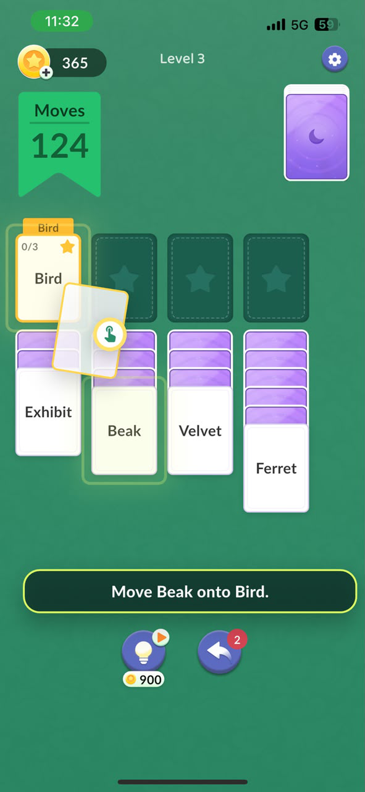 Solitaire Association Go screenshot 1