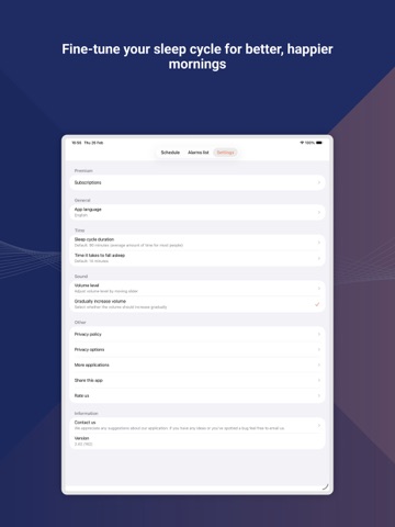 Sleep Cycle - Sleep Calculator iPad screenshot