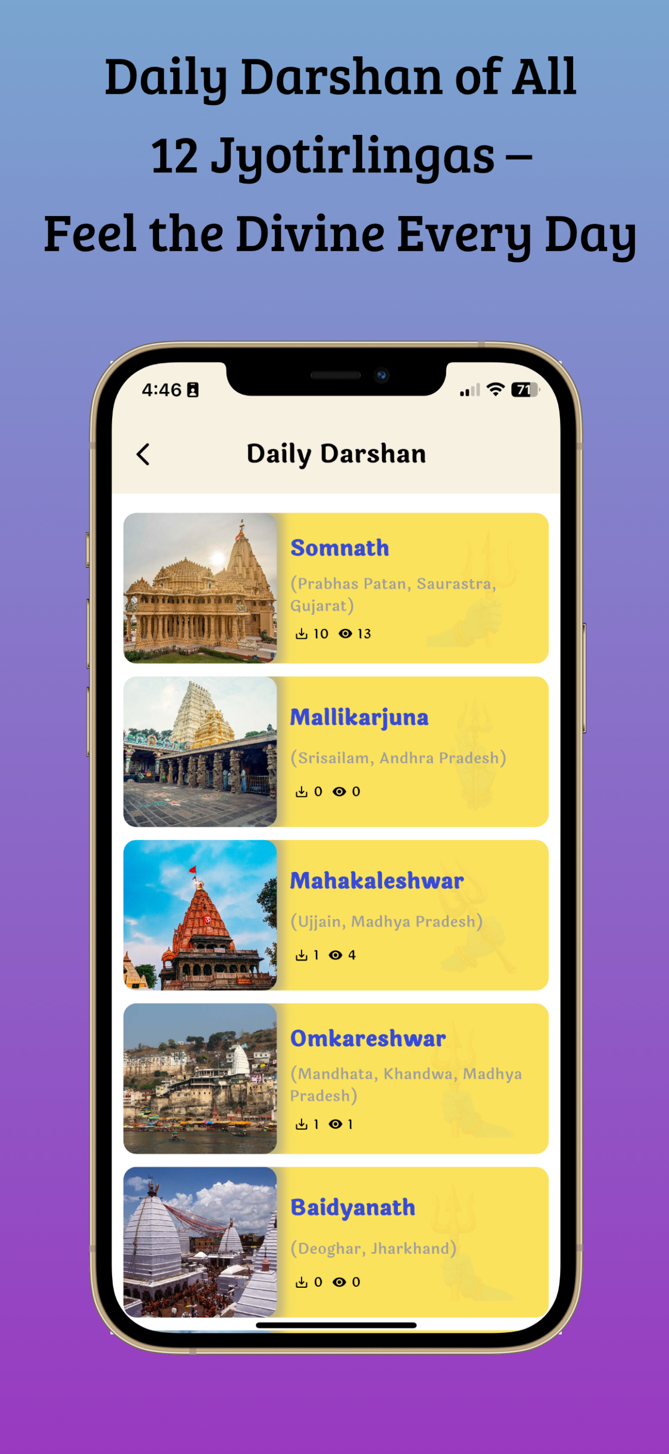Shiv - 12 Jyotirlinga - Mantra screenshot 4