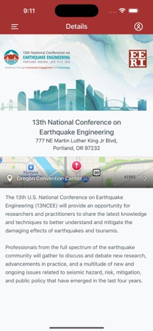 EERI Events Screenshot 1 of 3