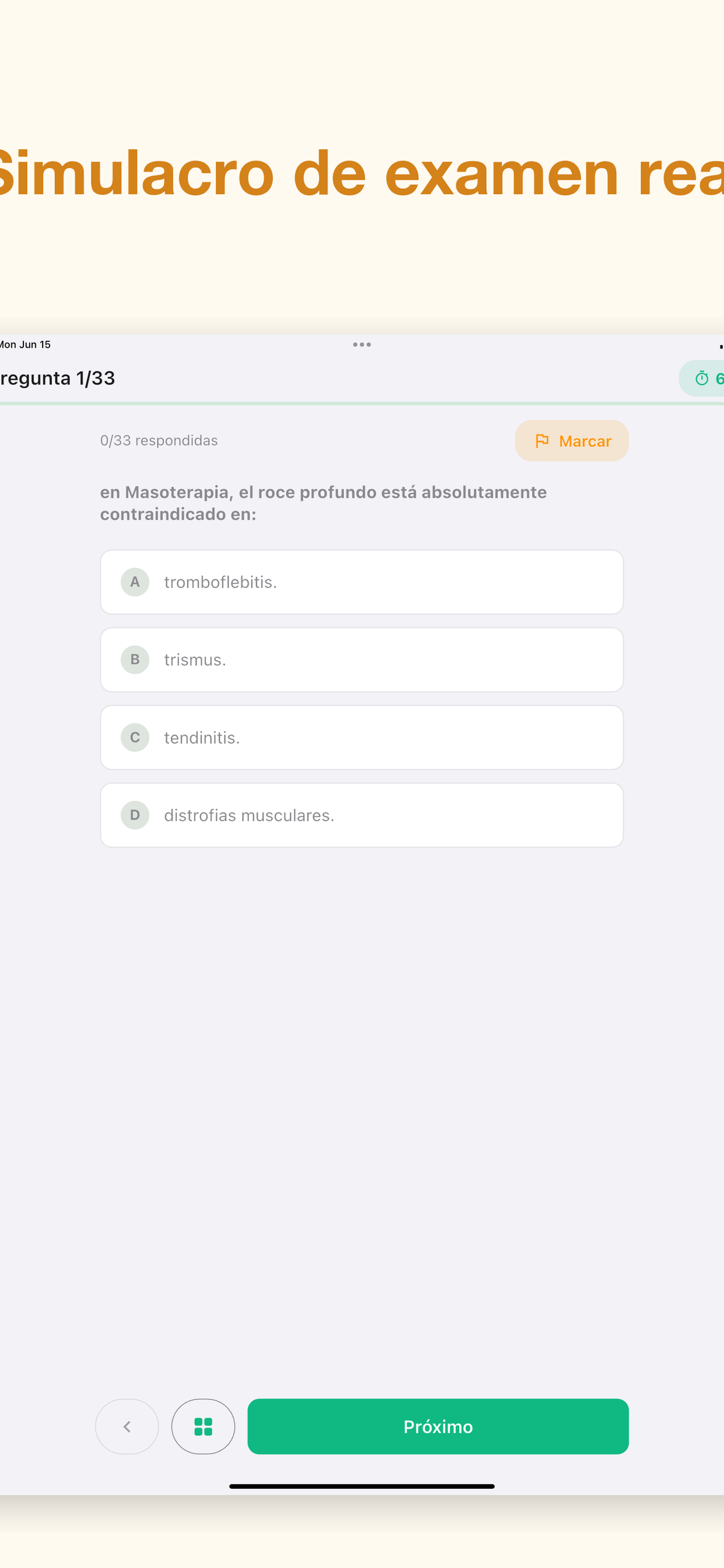 Fisioterapia Test Oposición screenshot 3