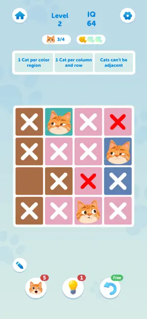 Catdoku: Find the kitty puzzle screenshot 2