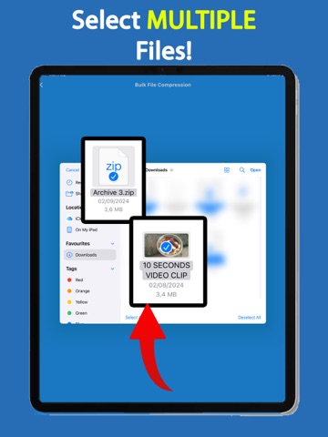 File Compressor - Shrink Size iPad screenshot
