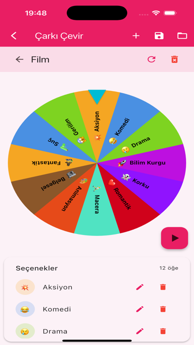 Decision Roulettes Screenshot