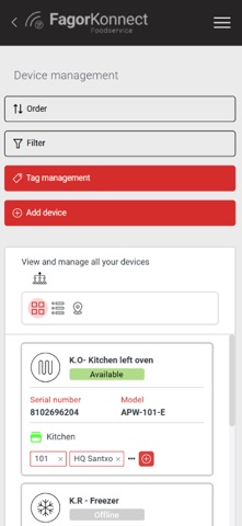 FagorKonnect Foodservice Screenshot 8 of 10
