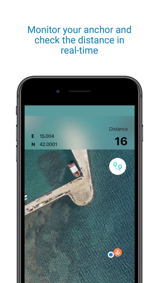 #1. Anchor Alarm : Anchoring Watch (iOS) By: Serdar Percin