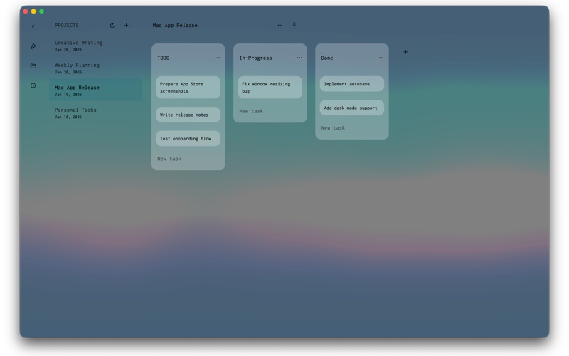 Kanbanero screenshot