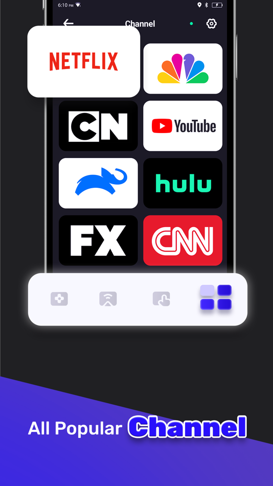 #2. Smart TV Remote App for RK (iOS) By: Pin Creation Technology Co., Ltd.