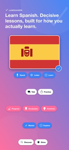 Speak Spanish - NowFluency iPhone screenshot