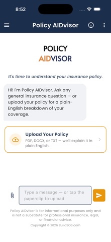Policy Aidvisor Screenshot 1 of 10