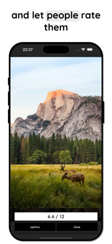 gr8 - rate photos from 1-10 iPhone screenshot
