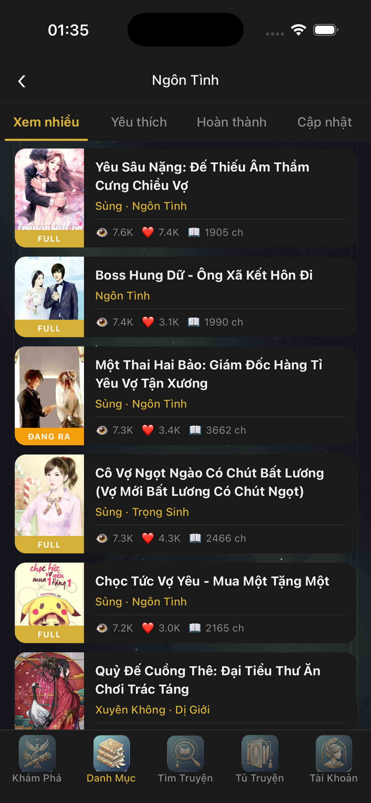 Truyện Chữ - Đọc Offline screenshot 4