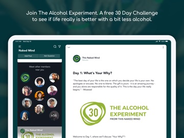 This Naked Mind Companion App iPad screenshot