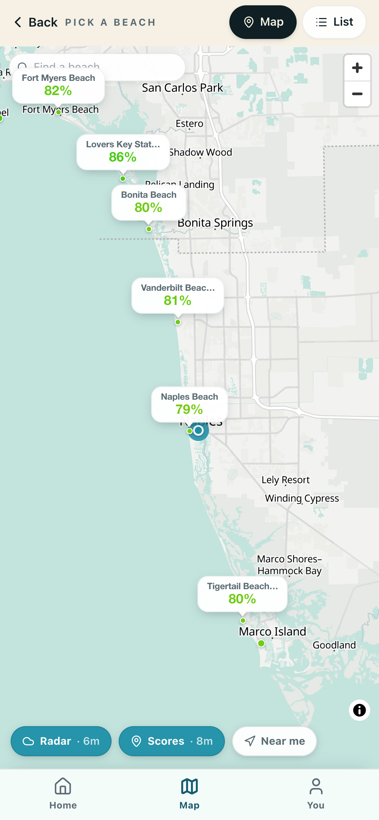 ShoreScore: Beach Report screenshot 2