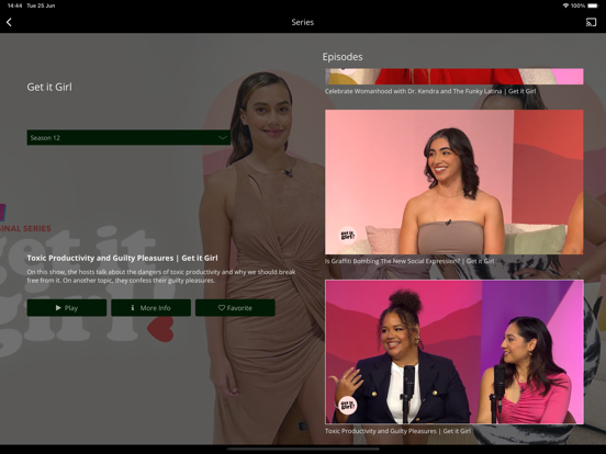 LatiNation iPad screenshot 1 - Entertainment app