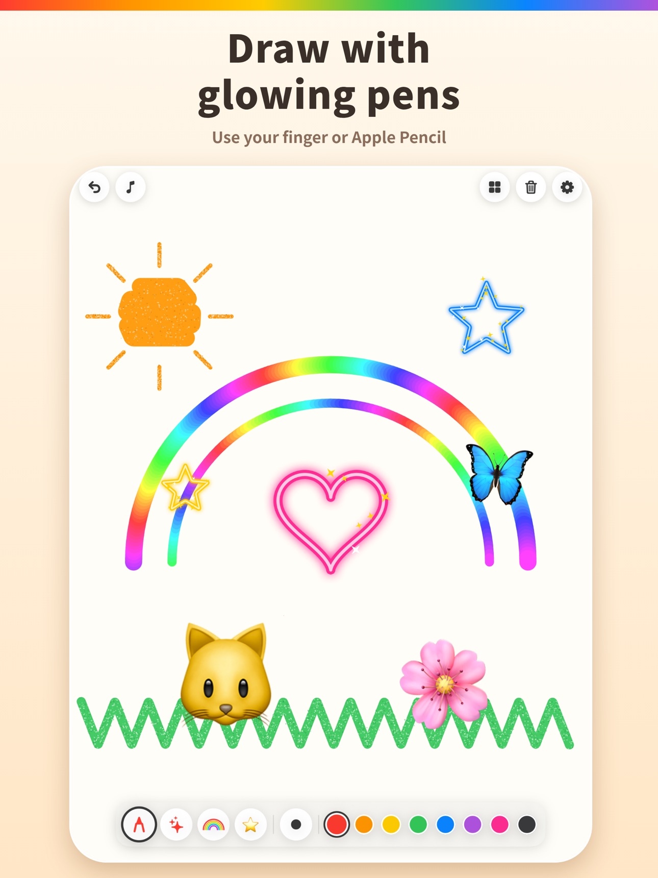 Screenshot 6 of Pikaniji - Kids Glow Drawing