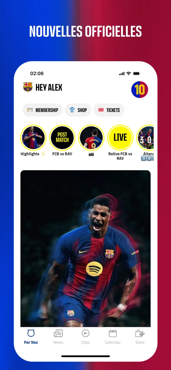 Screenshot #2 pour FC Barcelona Official App