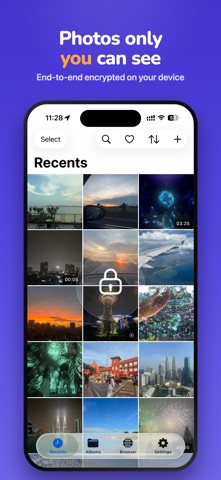 Photo Vault Hide Photos Videos iPhone screenshot
