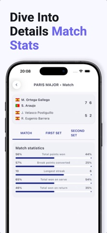 Padely - Padel Live Scores Screenshot 3 of 5