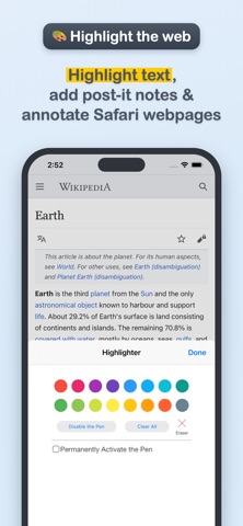 Highlighter for Safari Screenshot 1 of 2