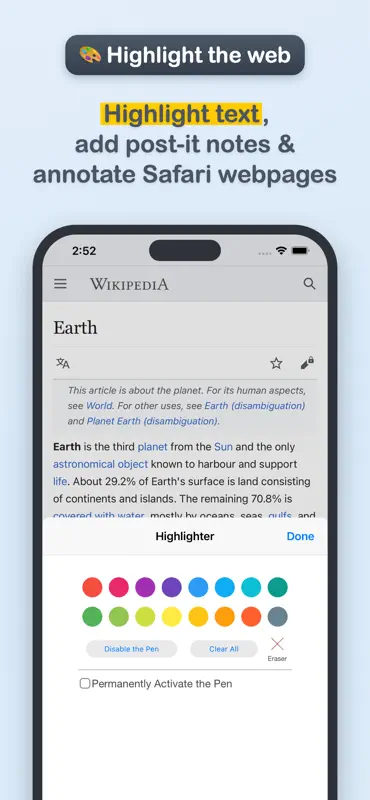 Highlighter for Safari screenshot 1 of 2