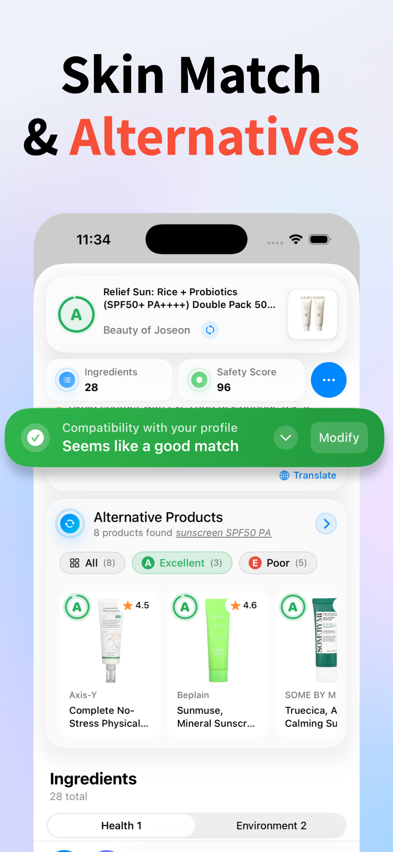 Beauty Scan – INCI