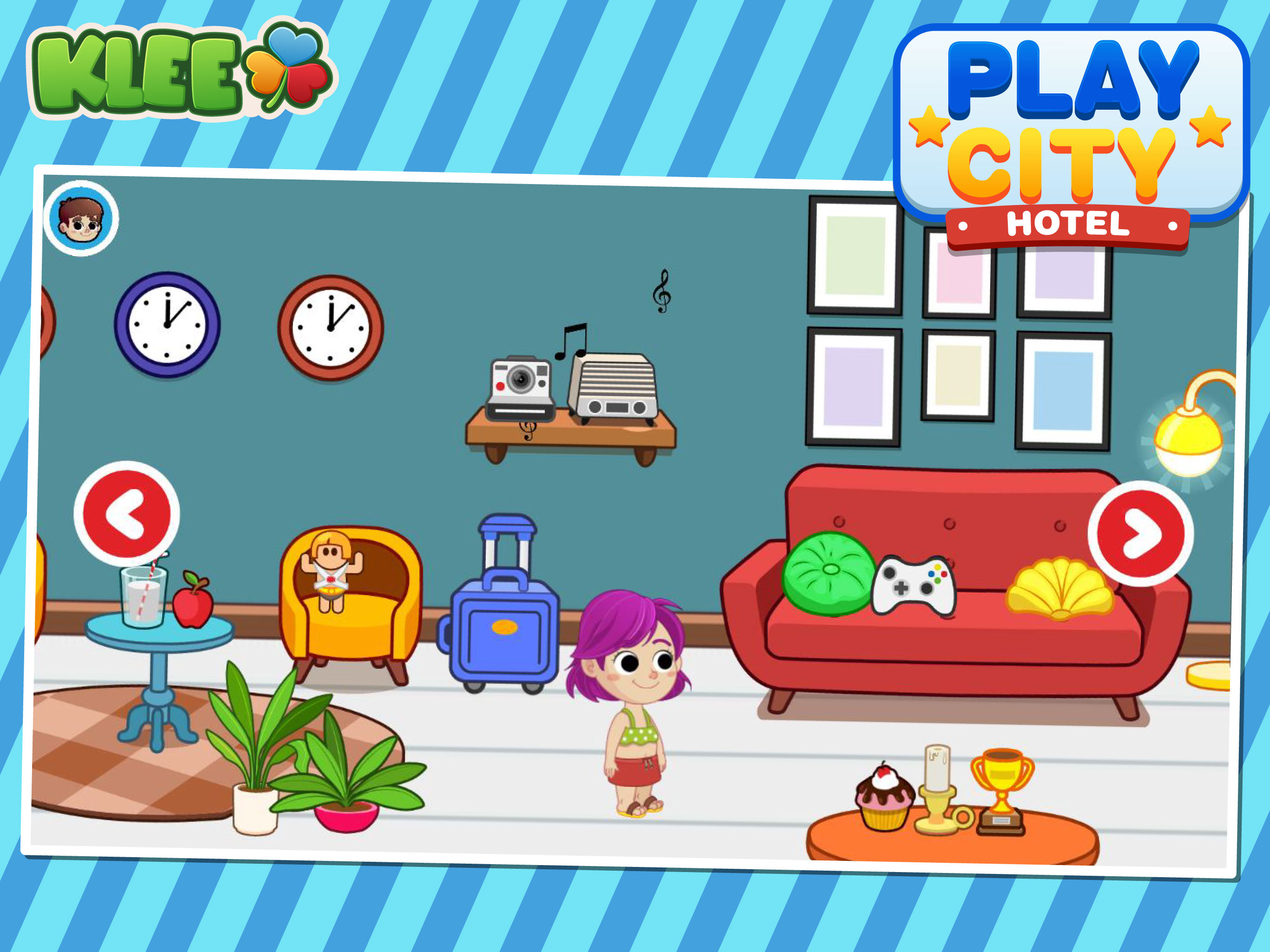 Play City HOTEL game for kids screenshot 9