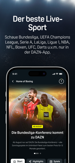 ‎DAZN Sport Live Stream Screenshot