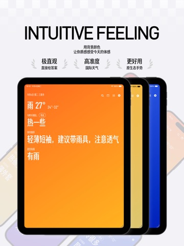 Smile Day - 昨天/今天/明天/城市对比天气预报 iPad screenshot 4