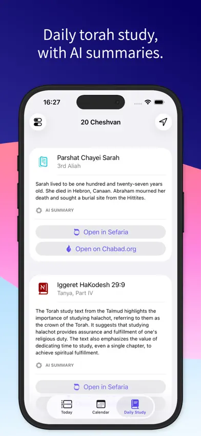 Zmanim Pro screenshot 4