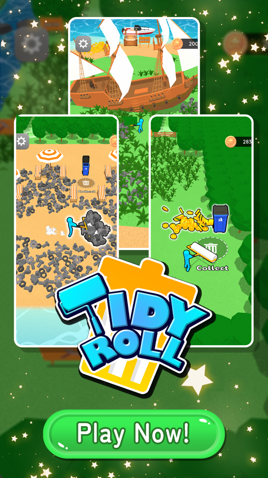 #3. Tidy Roll : Cleaning Game (iOS) Bởi: Eureka Studio Inc.