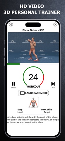 Kickboxing Fitness Training iPhone screenshot